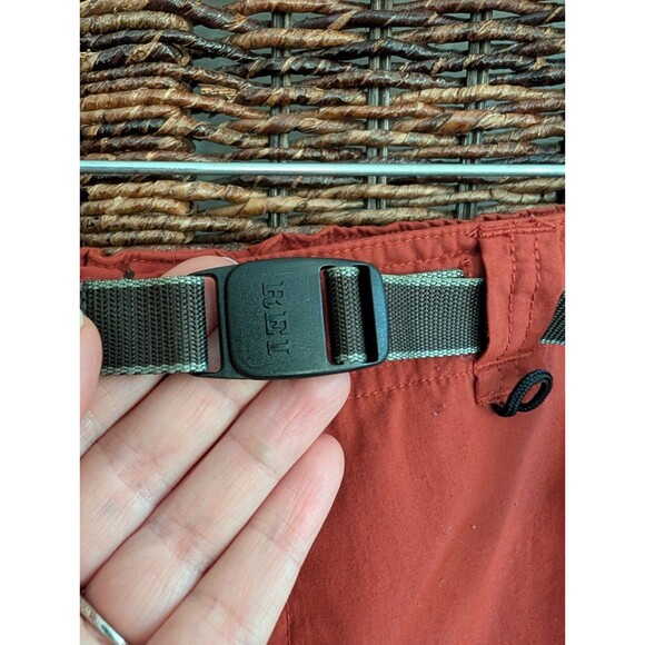 REI UPF 30+ Cargo Knee Length Skirt Women's 16 Orange Gorpcore Hiking Camping - Picture 5 of 12